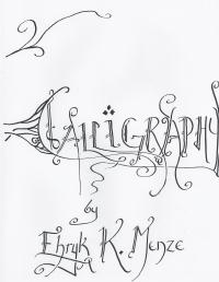 Calligraphy Notebook Cover