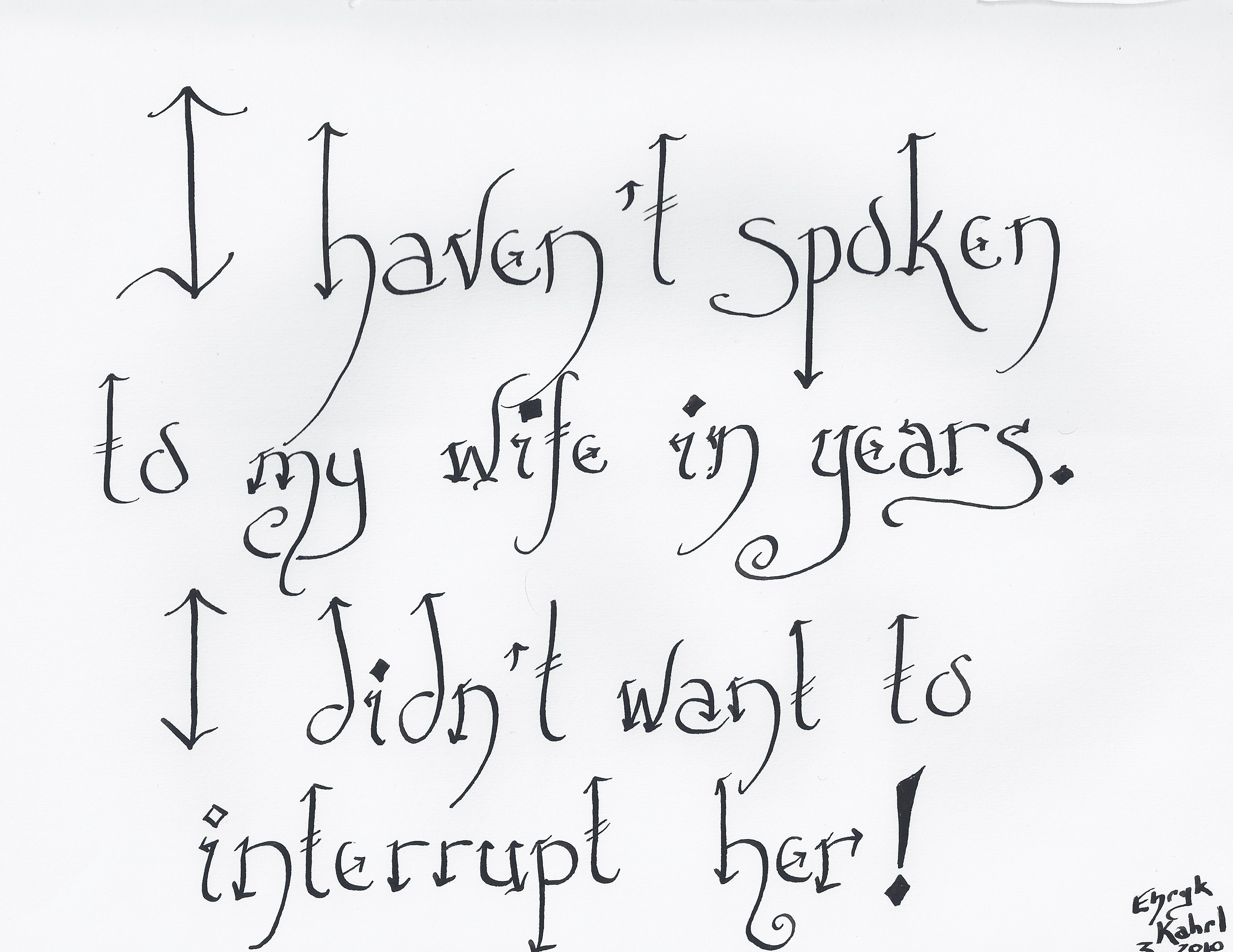 Interrupt Wife